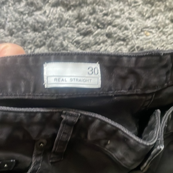 Black Gap "Real Straight" jeans/pants - Picture 2 of 4